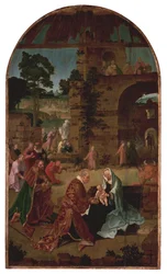 Die Anbetung der Könige Triptychon (Mittelteil)